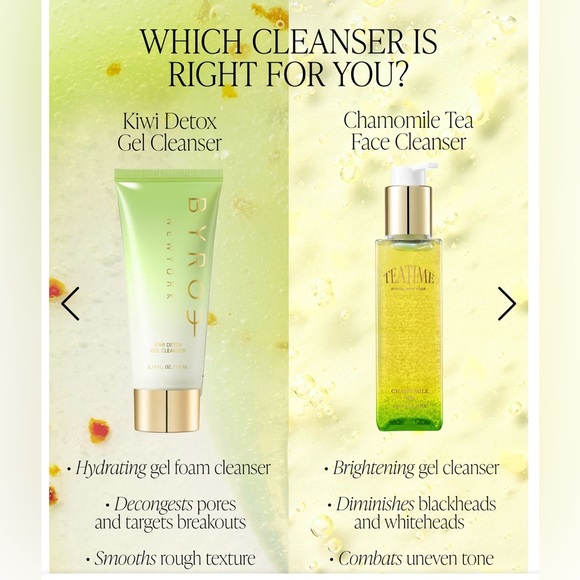 NIB BYROE Chamomile Tea Face Cleanser 150mL/5.07oz factory sealed Full Size - Picture 7 of 9